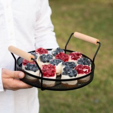 Platou Minicheesecake cu merișoare și afine